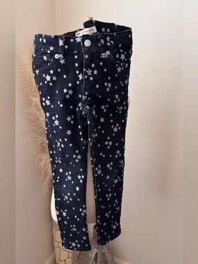 Levi's 710 Super Skinny Navy Jeans with Silver Star Print - 5-6 YRS